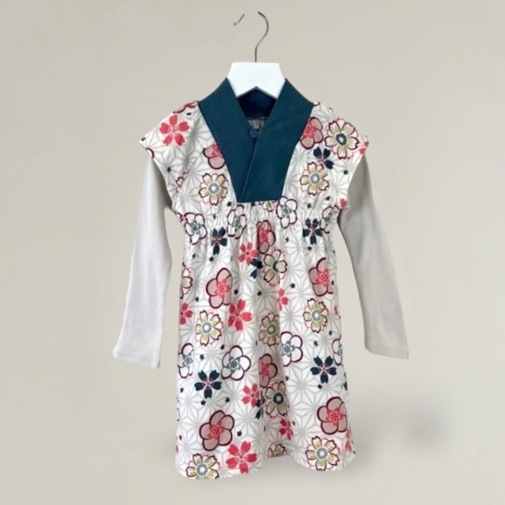 Tea Collection Long Sleeve Floral Dress Size 3